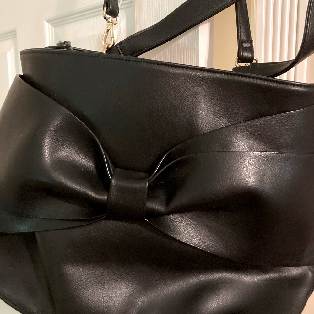 Brand New Betsy Johnson Black Large Purse.